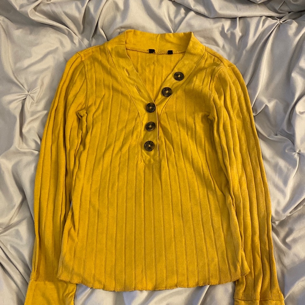 Yellow sweater
